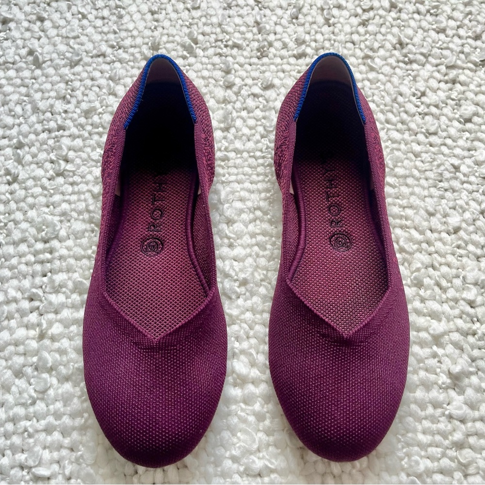 Rothy's The Flat In Fig Python, Size 9.5 - image 2